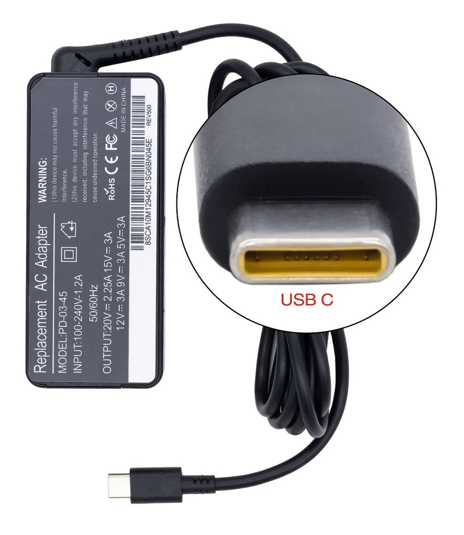 LENOVO 20V 2.25A Tipo C
