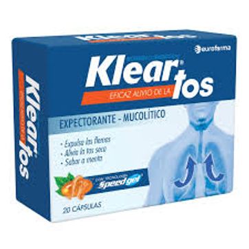Imagen del producto KLEAR TOS 8MG (BROMHEXINA) DIS X 20 CAPS