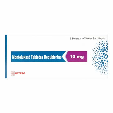 Imagen del producto MONTELUKAST 10MG HETERO SOB X 10 TAB