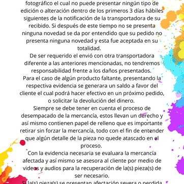 Imagen del producto GARANTIA PARA ENVIOS NACIONALES