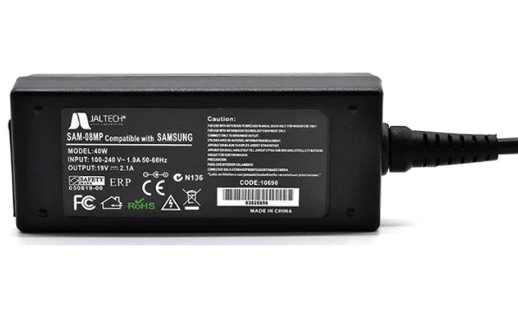 Monitor Samsung Cargador 19V 2.1A