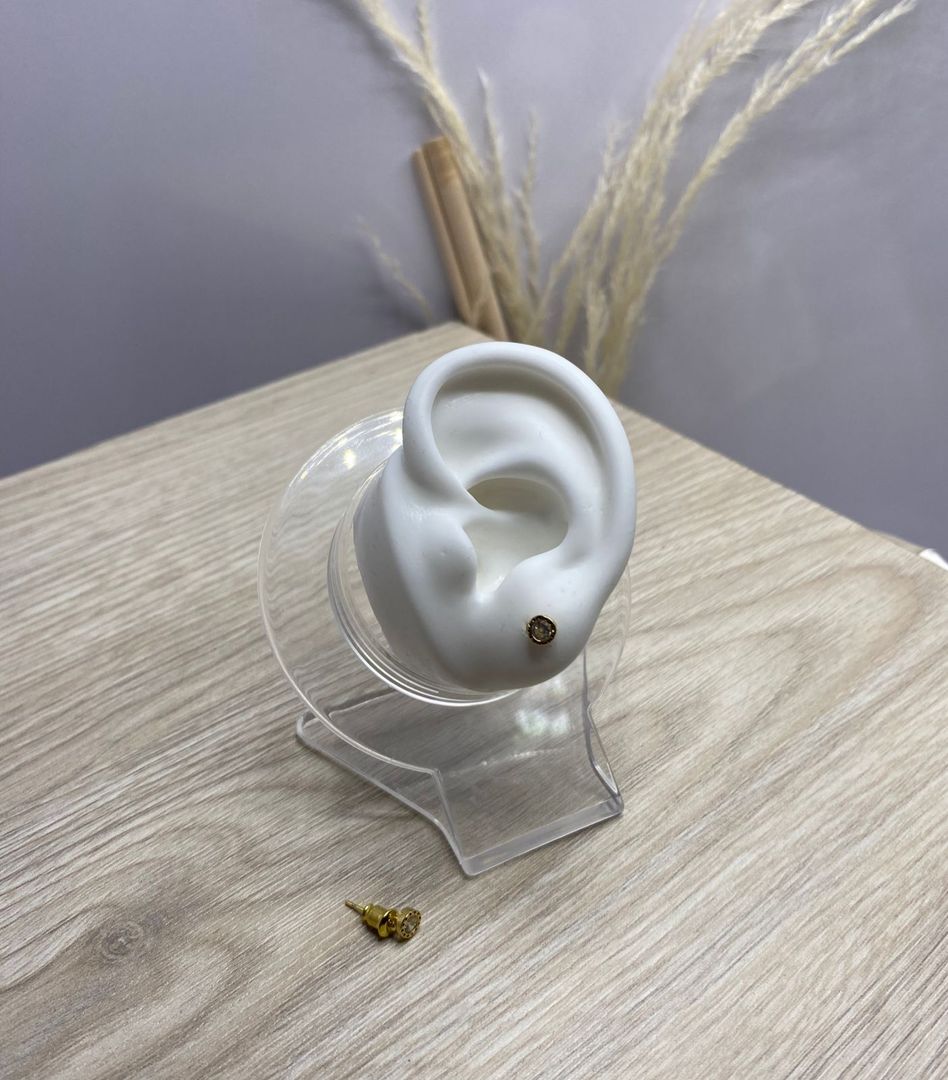 Topo círculo dorado, covergold 