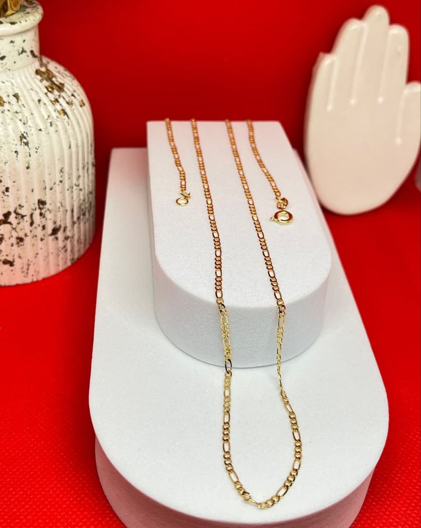 Cadena cartier 3*1 de 1.8mm de 60cm 
