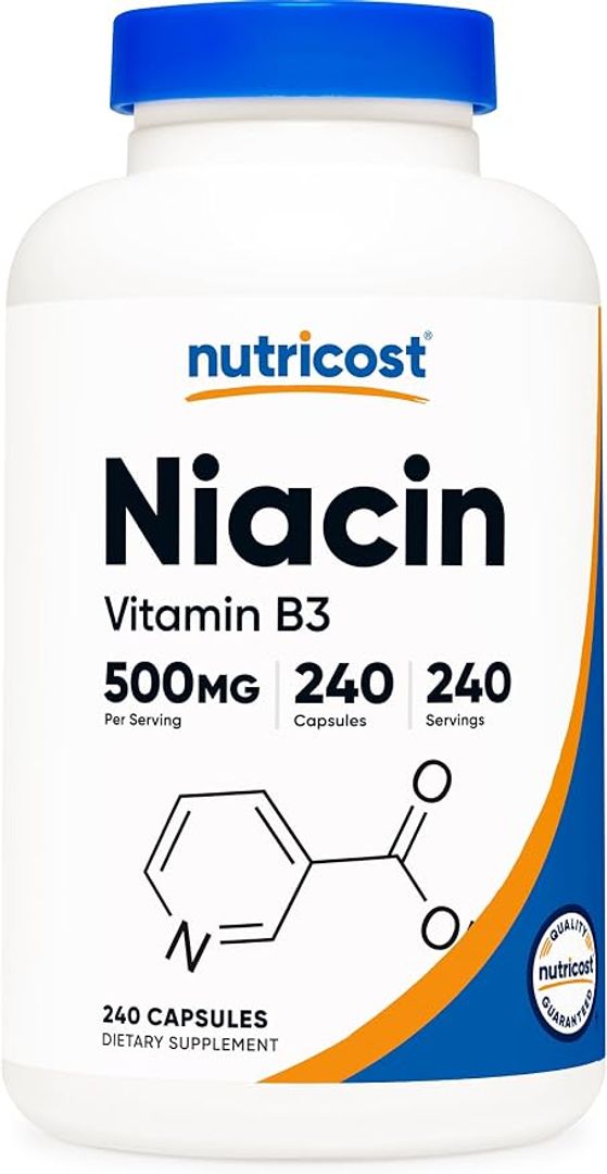 Niacina de vitamina B3 en 240 cap Nutricost