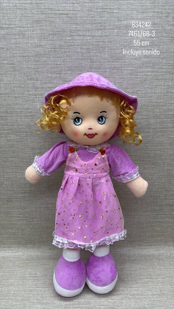 MUÑECA DE TRAPO SURTIDA 55 CM