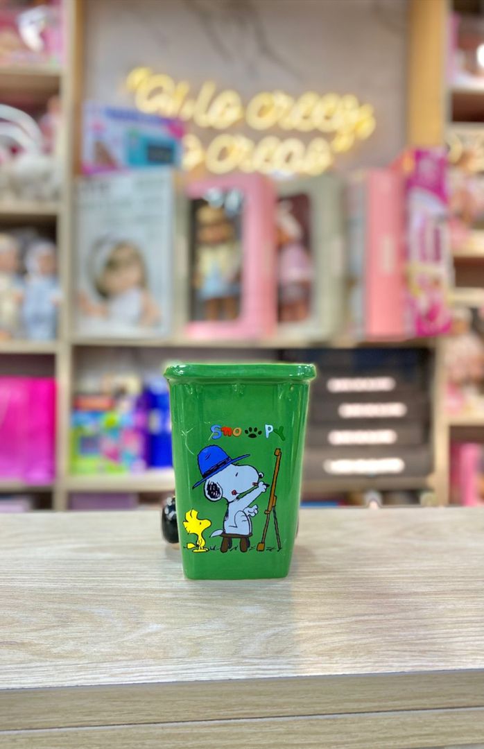 TAZA SNOOPY CON RUEDAS 