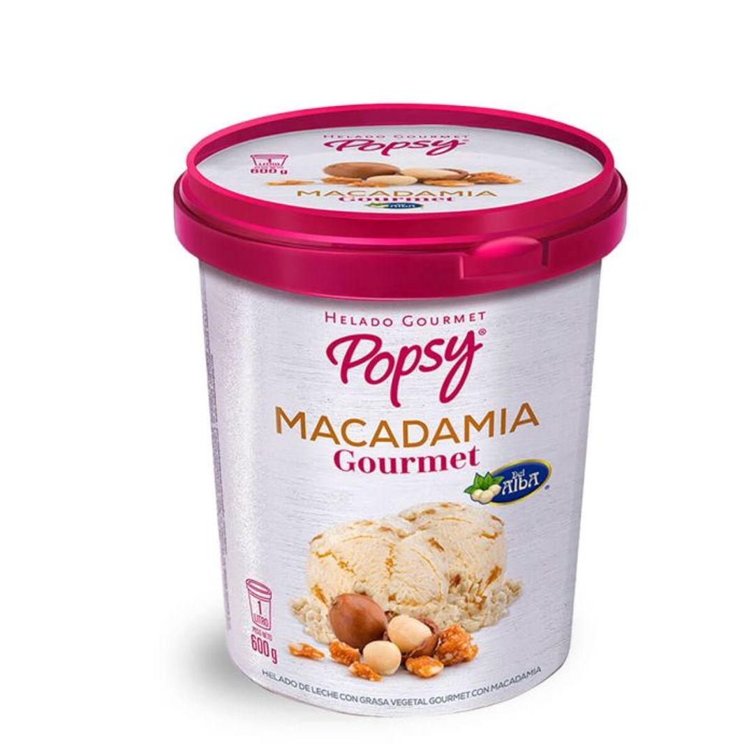 HELADO POPSY MACADAMIA*600G