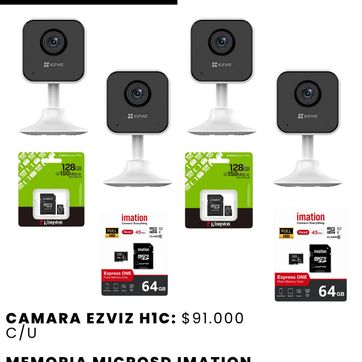 Imagen del producto KIT WIFI EZVIZ X4 INTERIOR 1080P