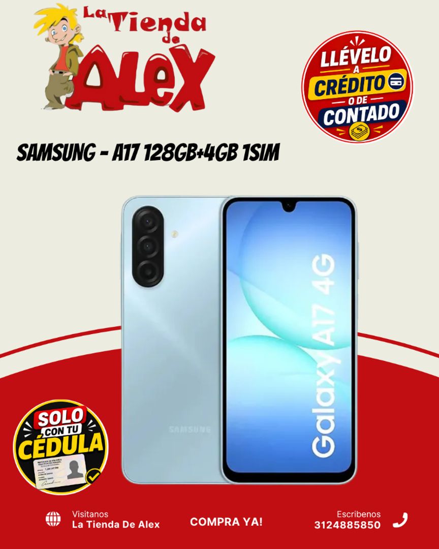 SAMSUNG - A17 128GB+4GB 1SIM