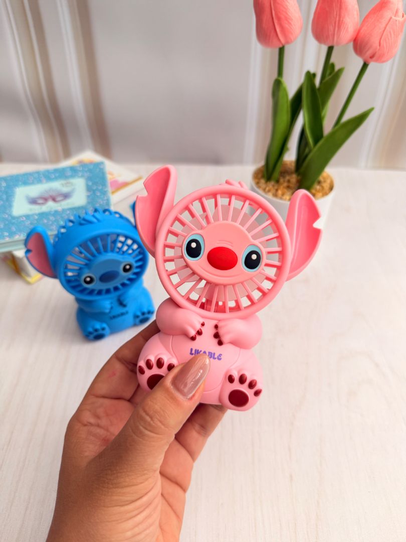 Mini ventilador stitch 