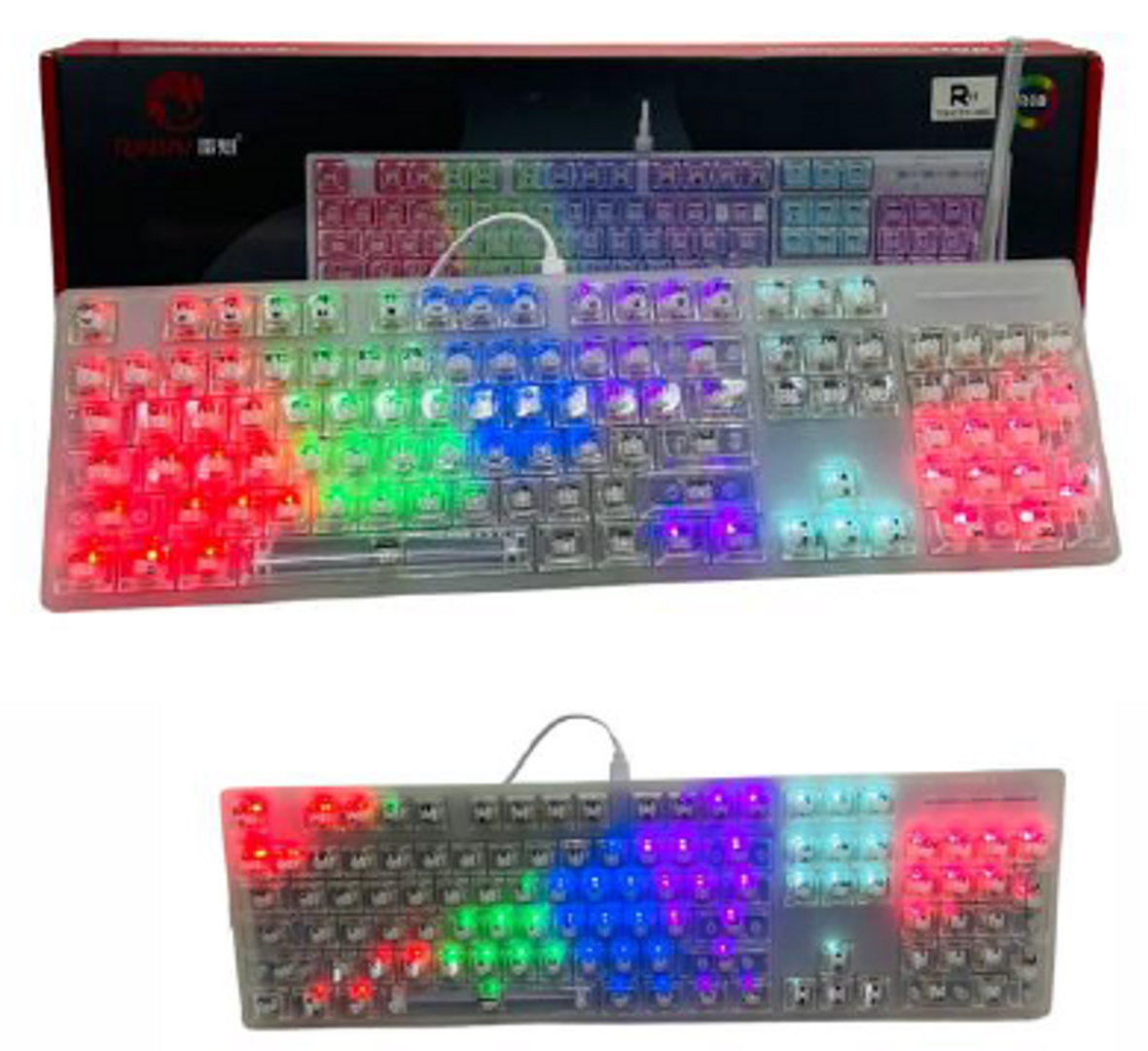 TECLADO ILUMINADO MECANICO