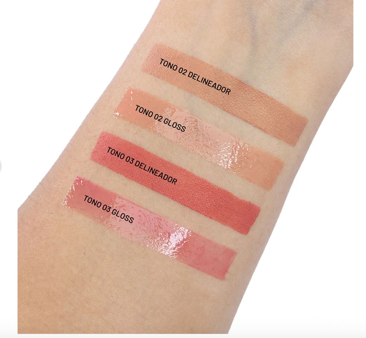 Lip Combo Pink And Gold