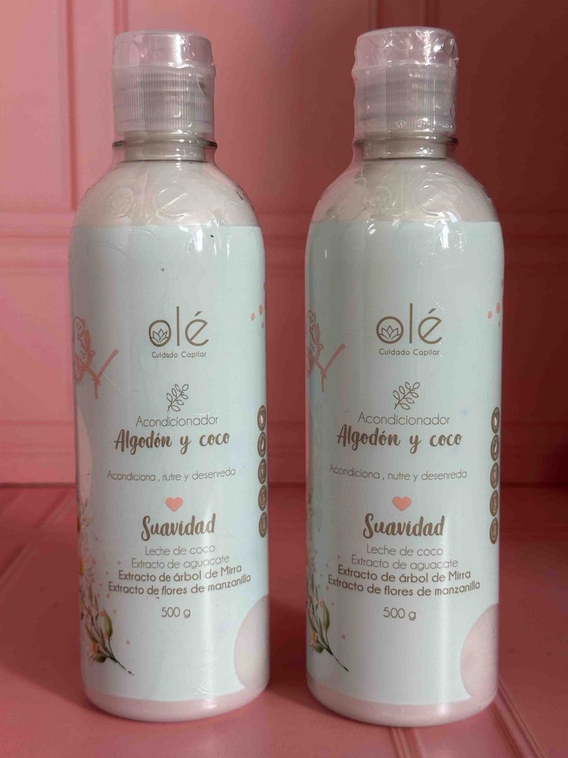 ACONDICIONADOR ALGODON Y COCO OLE 500ml
