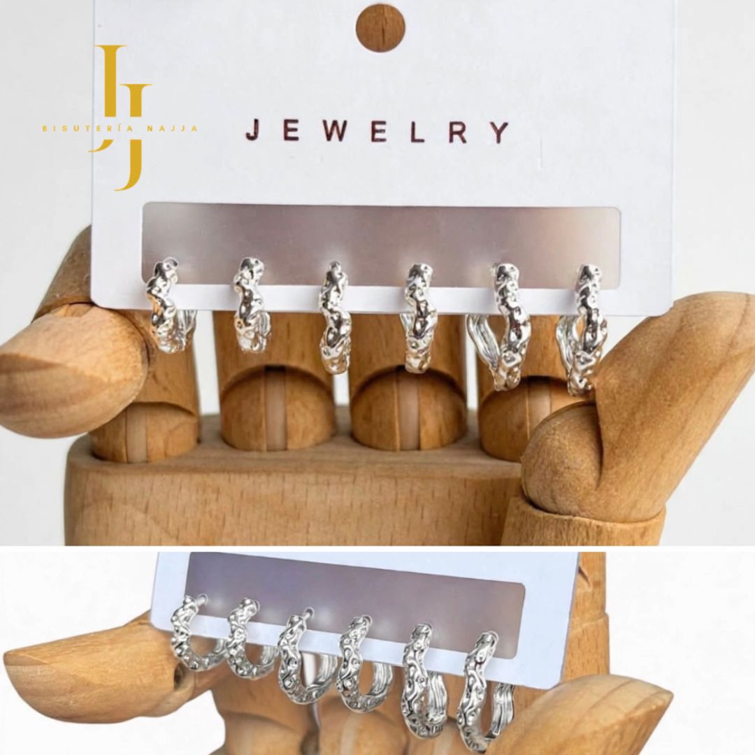 Set Hammered Hoops