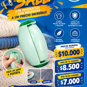 RODILLO LIMPIADOR DE PELOS REUTILIZABLE - imagen 1