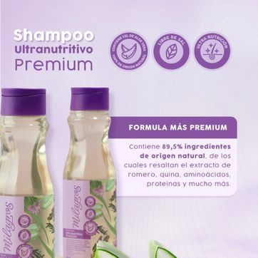 Shampoo Ultra Nutritivo Premium (con aloe vera) - imagen 1