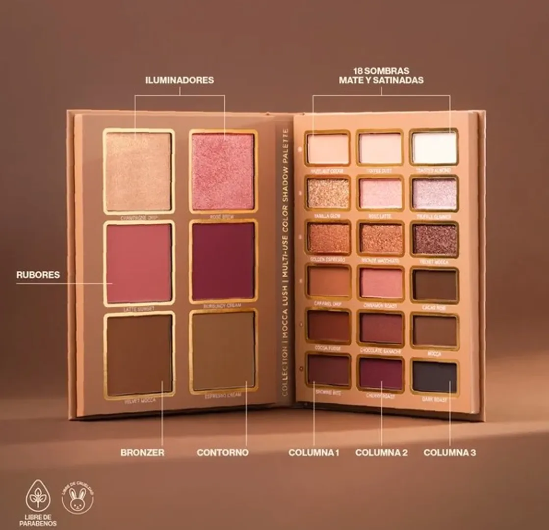 PALETA DE SOMBRAS MULTIUSOS MOCCA LUSH ATENEA