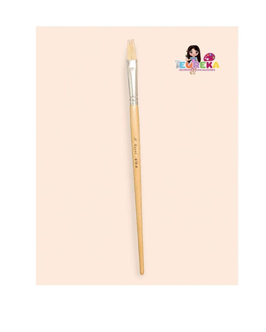 PINCEL CHINO AH ROYALE PLANO NO 8X12 C/U