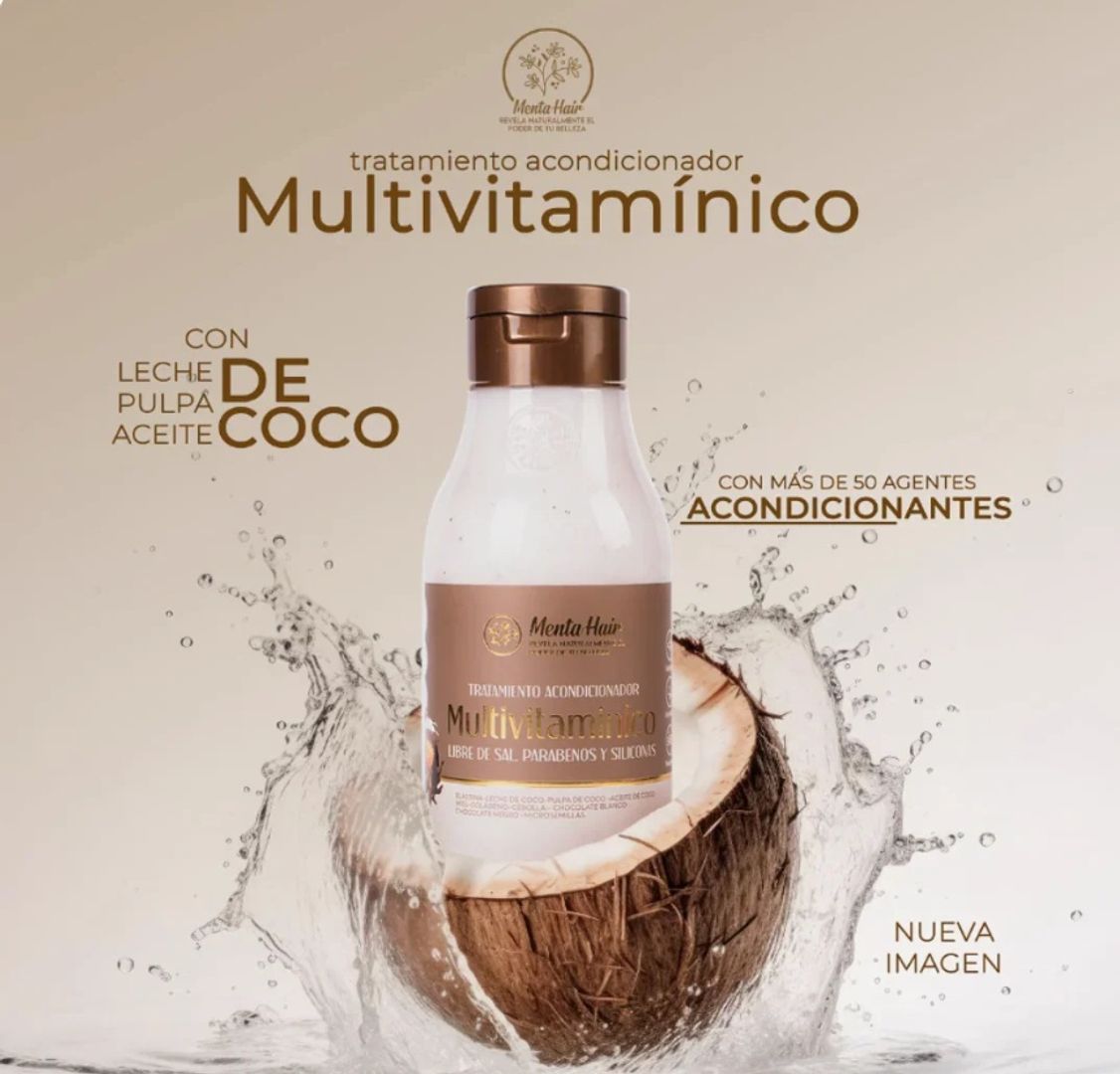 Tratamiento multivitamínico menta hair 500ML