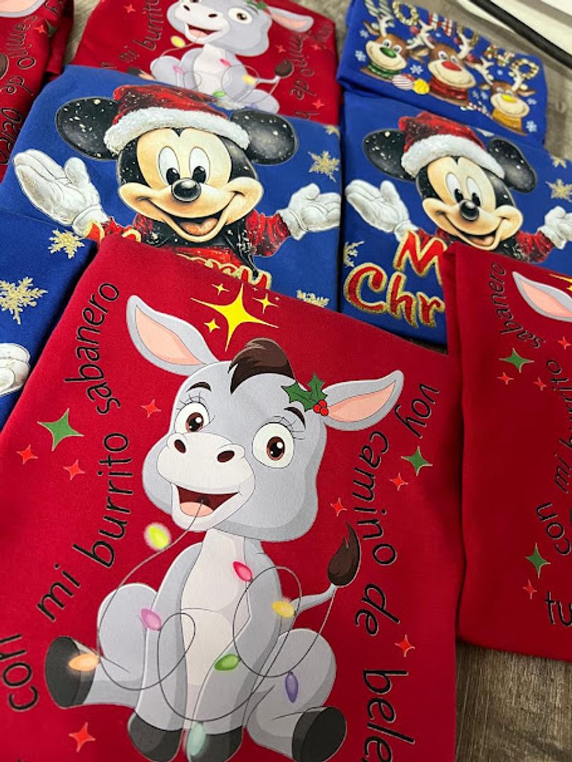 CAMISETAS NAVIDEÑAS FAMILIA