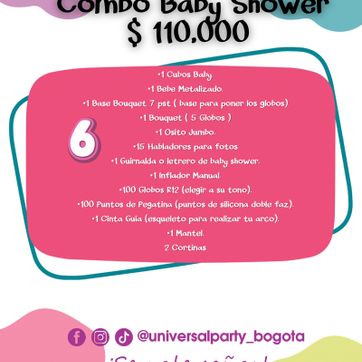 Imagen del producto COMBO BABY SHOWER #6
