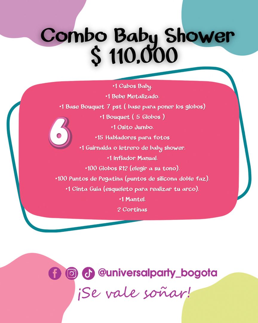 COMBO BABY SHOWER #6