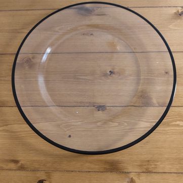 Imagen del producto PLATO BASE ORILLO NEGRO