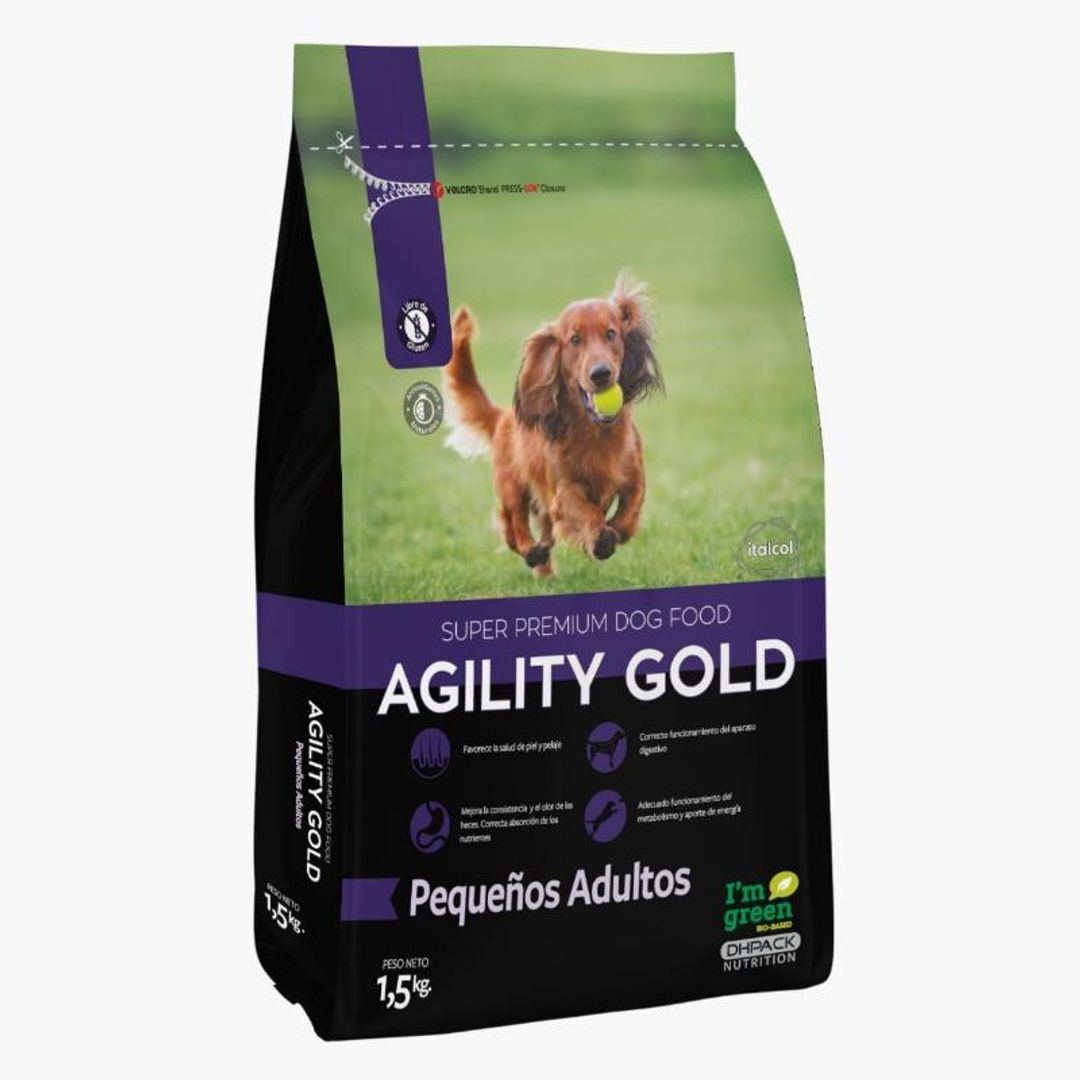 AGILITY GOLD PEQUEÑOS ADULTOS   x 3 Kg
