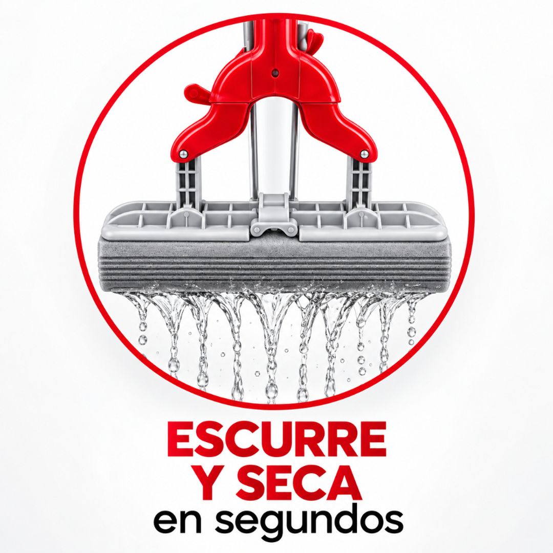 Trapero Secador con Sistema de Escurrid