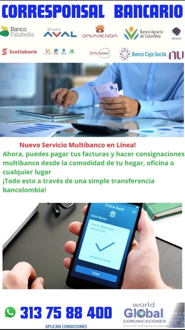 SERVICIO DE CORRESPONSAL BANCARIO EN LINEA 