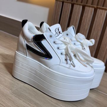 Tenis plataforma doble fashion !! - imagen 1