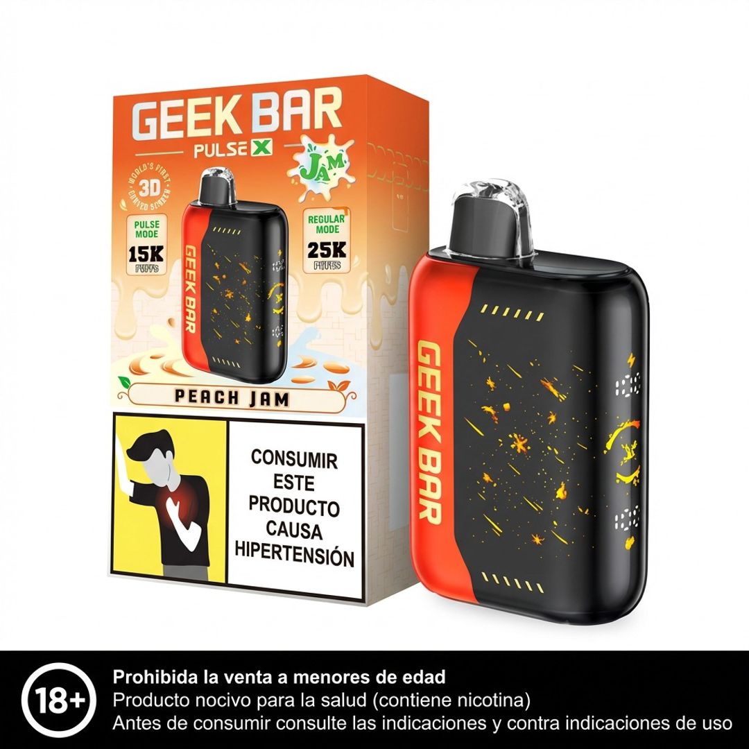 Geek Bar Pulse X Peach Jam 25.000 Puffs