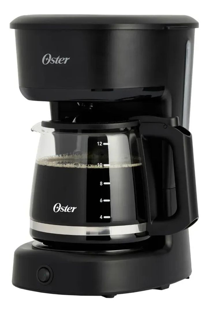 CAFETERA OSTER 12 TAZAS CON FILTRO BVSTDCS121B NEGRO 