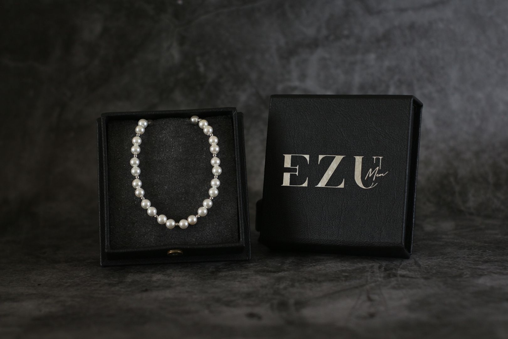 Cadena perlas shell y balines