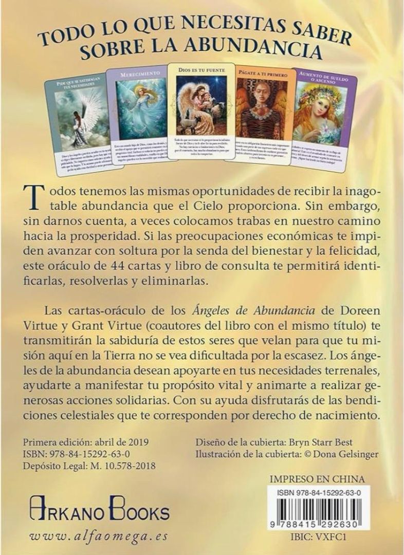 Ángeles de Abundancia cartas y oráculo