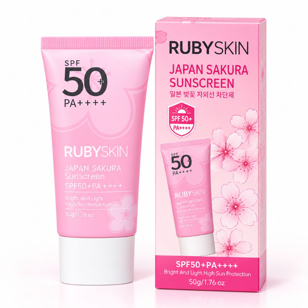 Protector Solar Facial Japan Sakura RUBYSKIN 