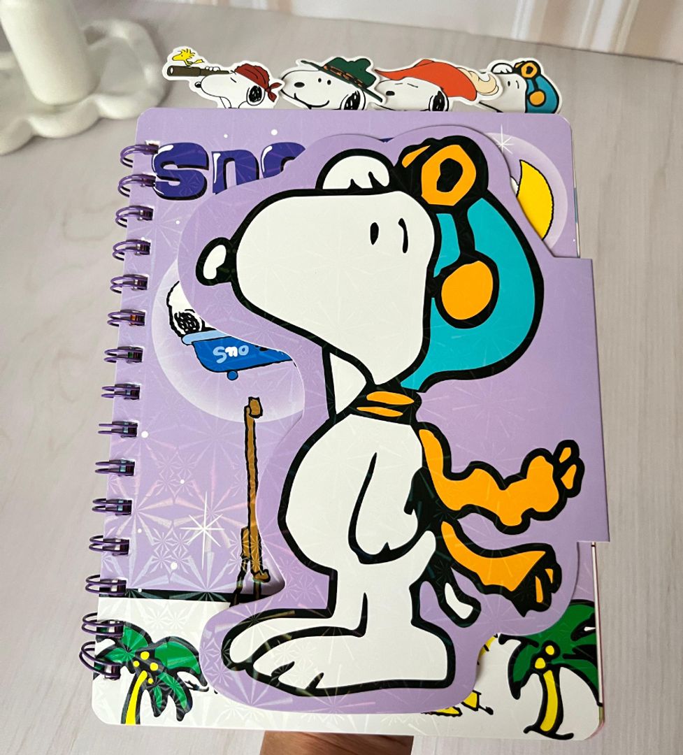 Agenda snoopy 5 materias 