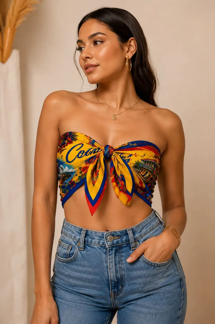 PAÑOLETA PREMIUM 70cmx70cm COLOMBIA DISEÑO 1