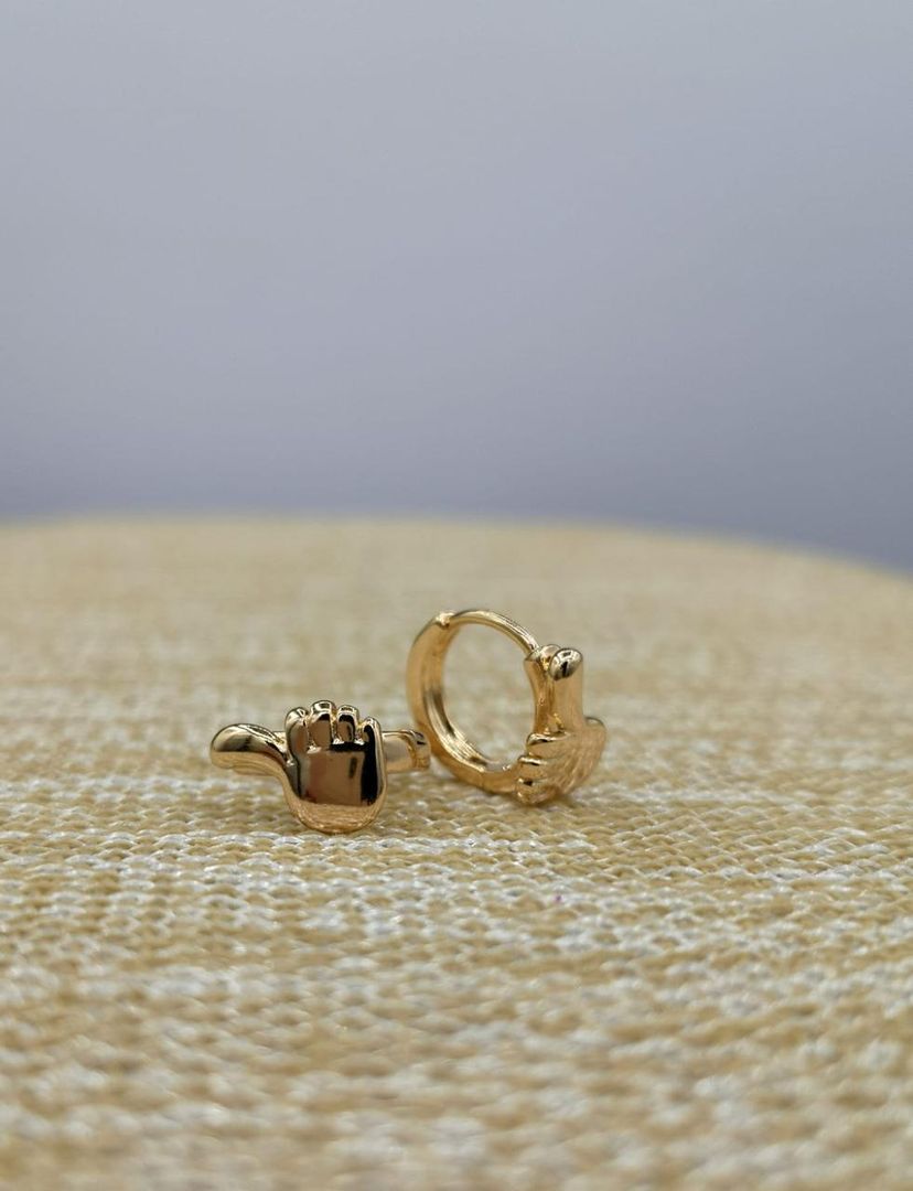 Candonga dedito arriba, oro rosa, covergold 