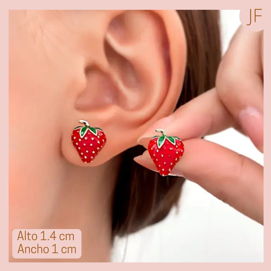 Topitos Fresas Rama Verde 