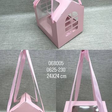 Imagen del producto CAJA DE REGALO CASITA ROSADA