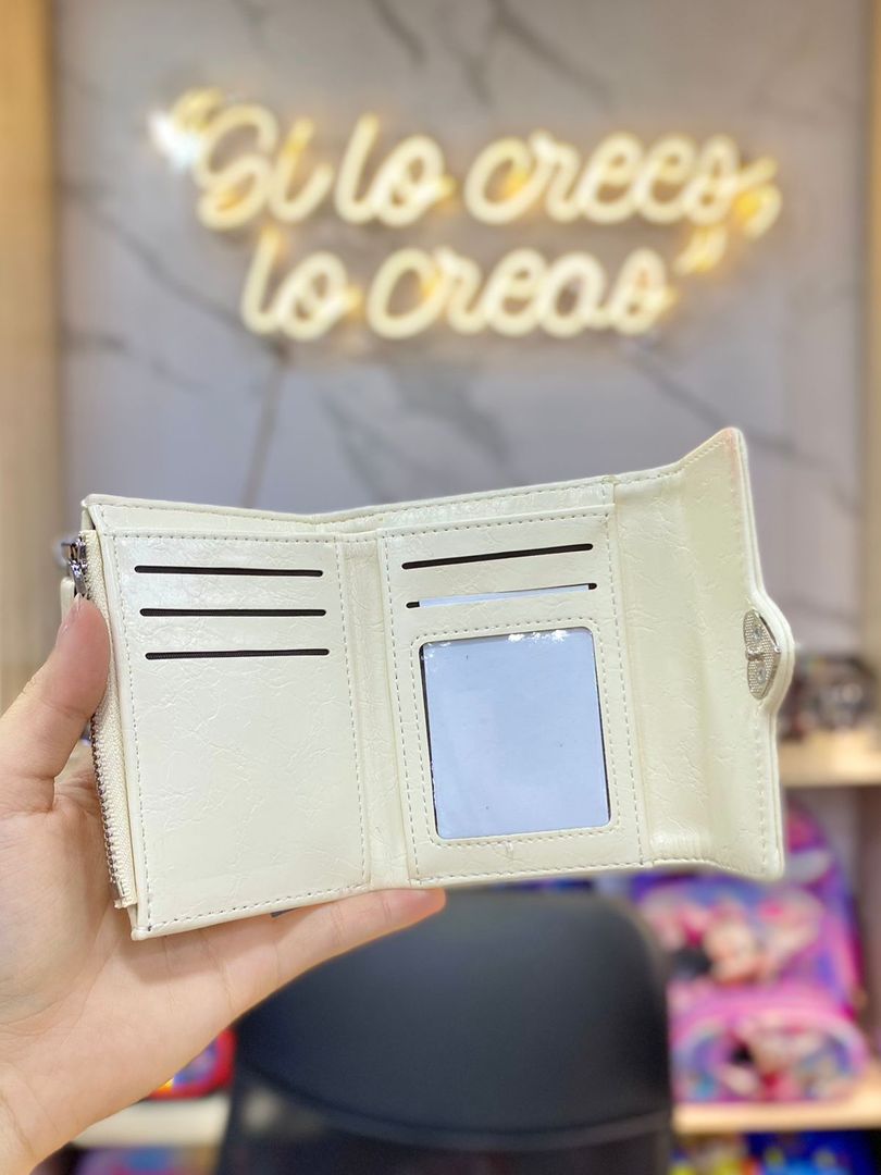 BILLETERA SINTÉTICA CORAZÓN 