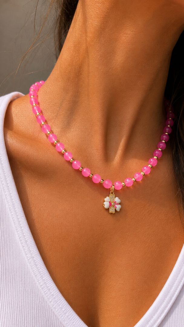 Collar Perla Dije