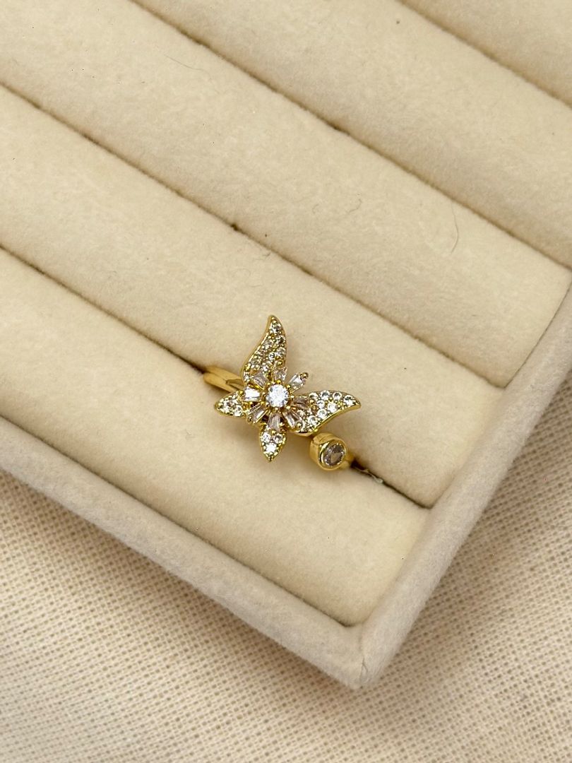 Anillo mariposa giratorio 