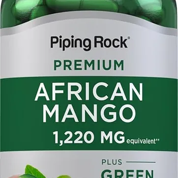 Extracto semilla de mango africano 1220 mg 90 cápsulas con té verde pipinrock - imagen 1