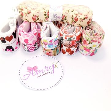 Kit 26mts Único Elástico Estampado - imagen 1