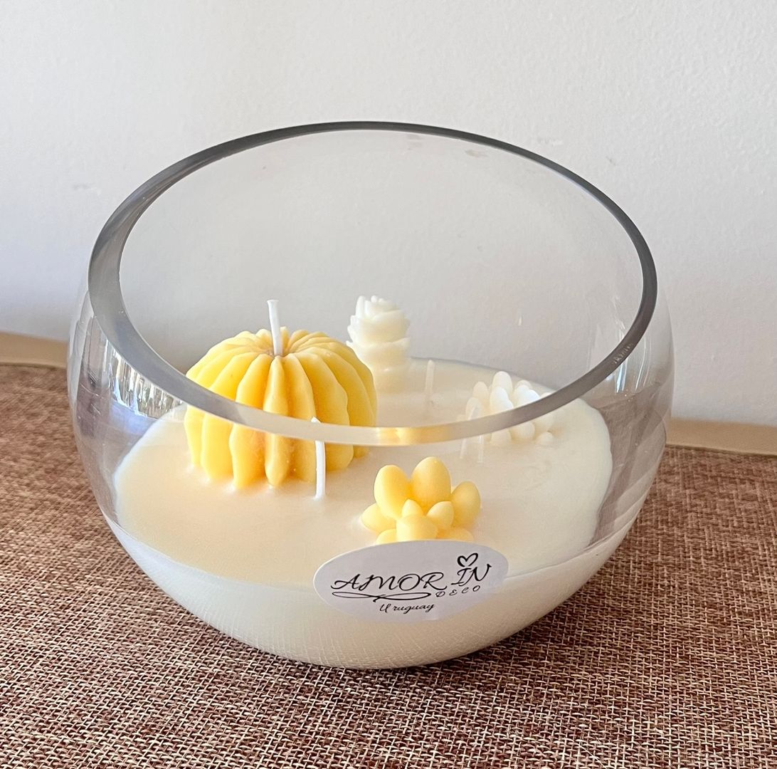 Vela Suculenta Yellow VENDIDA