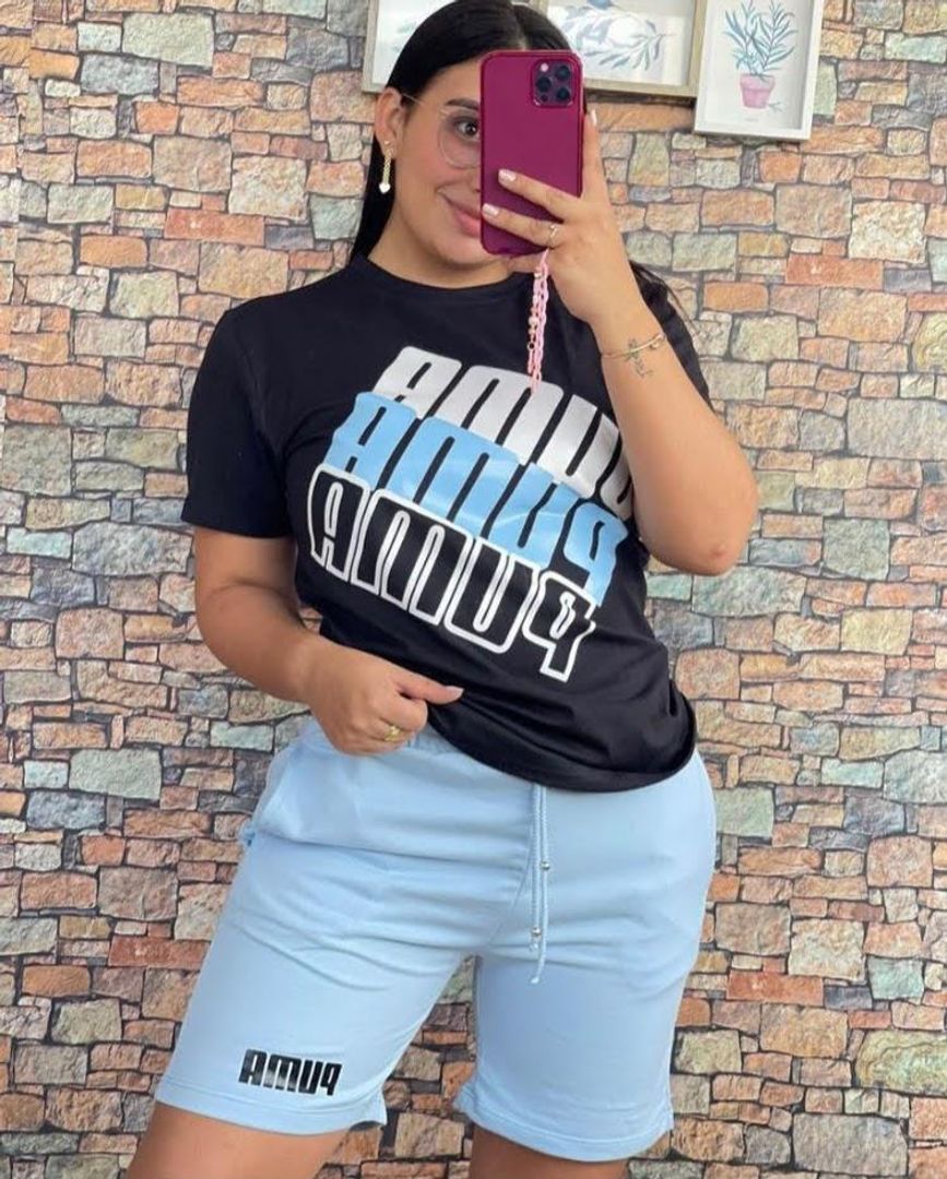 CONJUNTO DAMA SHORT - GGG05