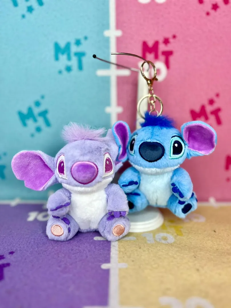 Llavero Stitch Ángela lila