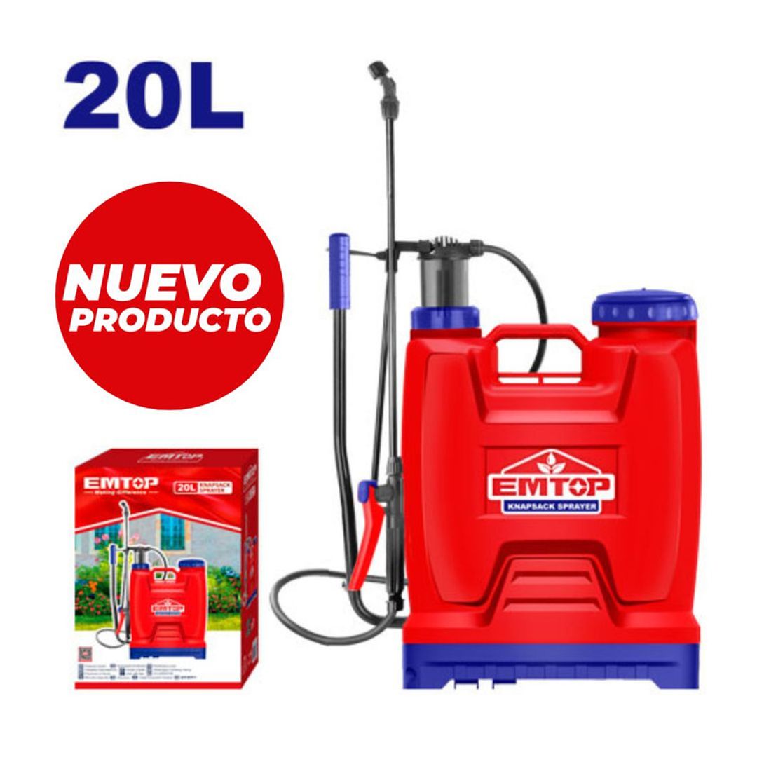 EMTOP FUMIGADORA DE ESPALDA 20LTS SUPER EMTOP